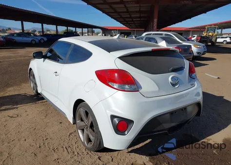 2015 Hyundai Veloster Turbo from USA, damaged, VIN KMHTC6AE1FU231388